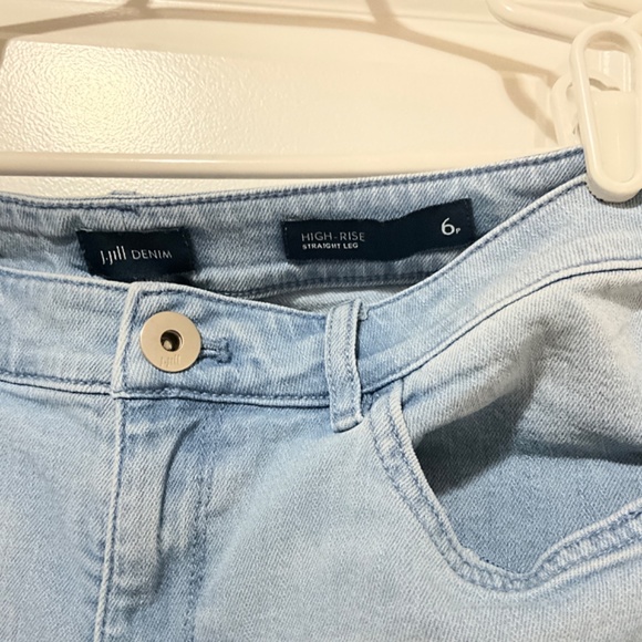 Jjill capri jeans 6 petite ombré bottom - Picture 2 of 3